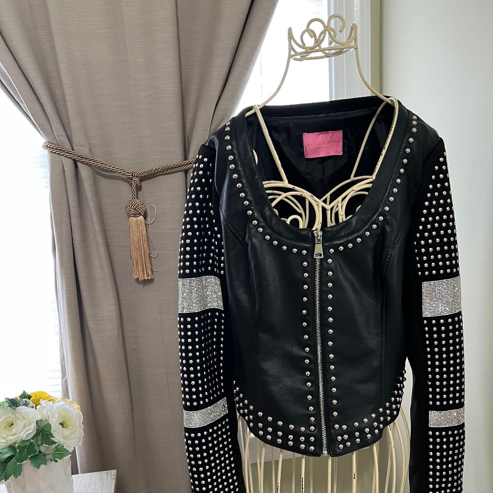 Leather Studded Jacket